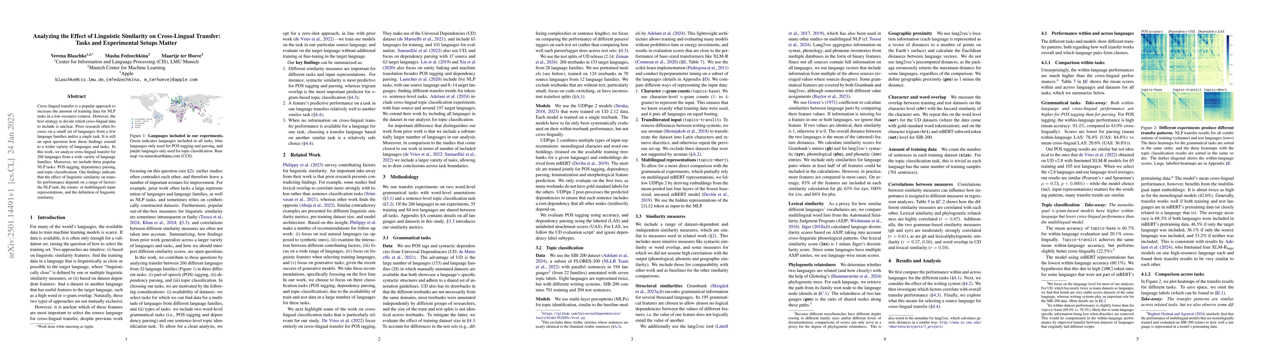Thumbnail for Analyzing the Effect of Linguistic Similarity on Cross-Lingual Transfer:
  Tasks and Experimental Setups Matter