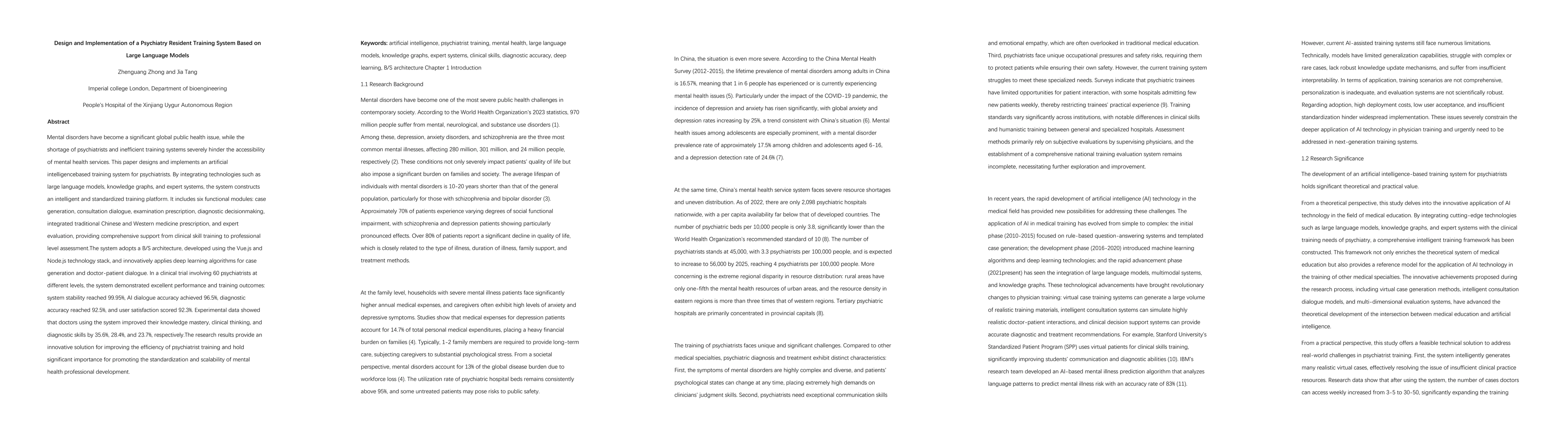Thumbnail for Design and Implementation of a Psychiatry Resident Training System Based
  on Large Language Models