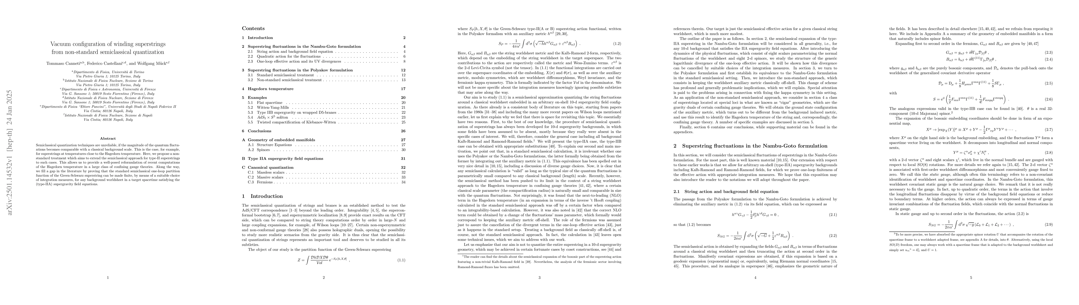 Thumbnail for Vacuum configuration of winding superstrings from non-standard
  semiclassical quantization