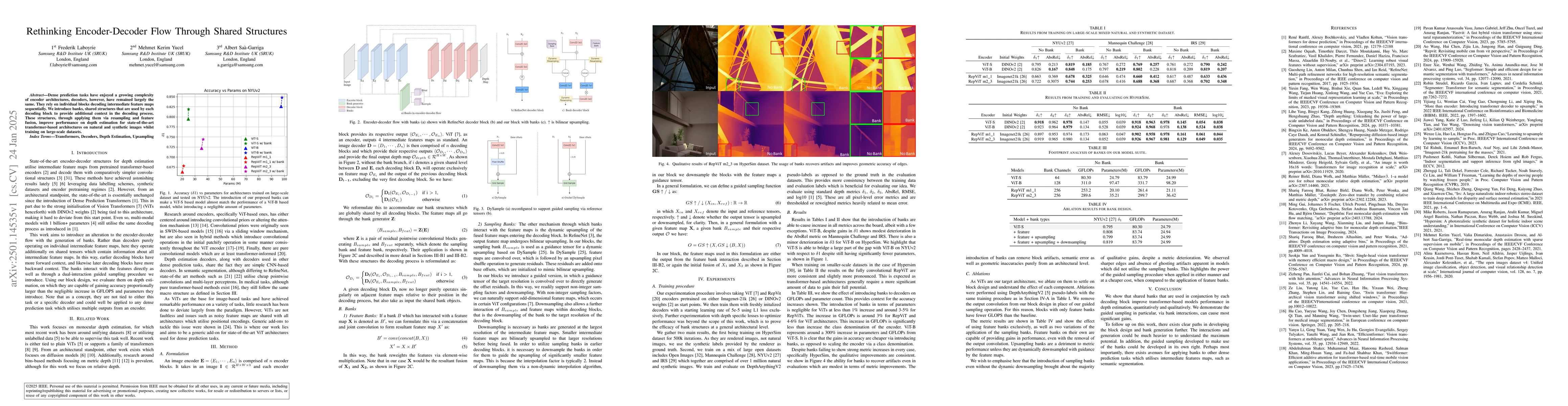 Thumbnail for Rethinking Encoder-Decoder Flow Through Shared Structures
