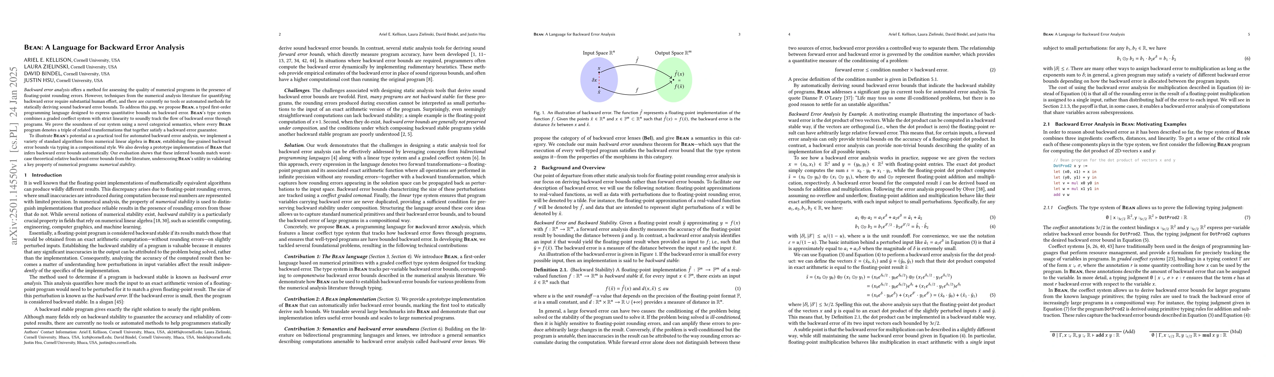 Thumbnail for Bean: A Language for Backward Error Analysis
