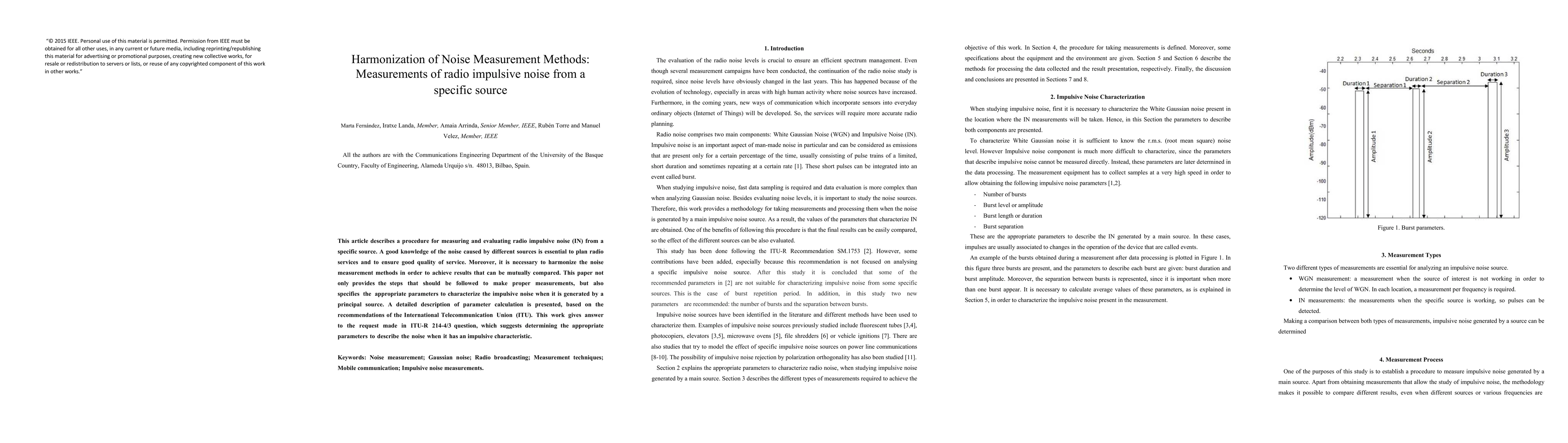 Thumbnail for Harmonization of Noise Measurement Methods: Measurements of radio
  impulsive noise from a specific source