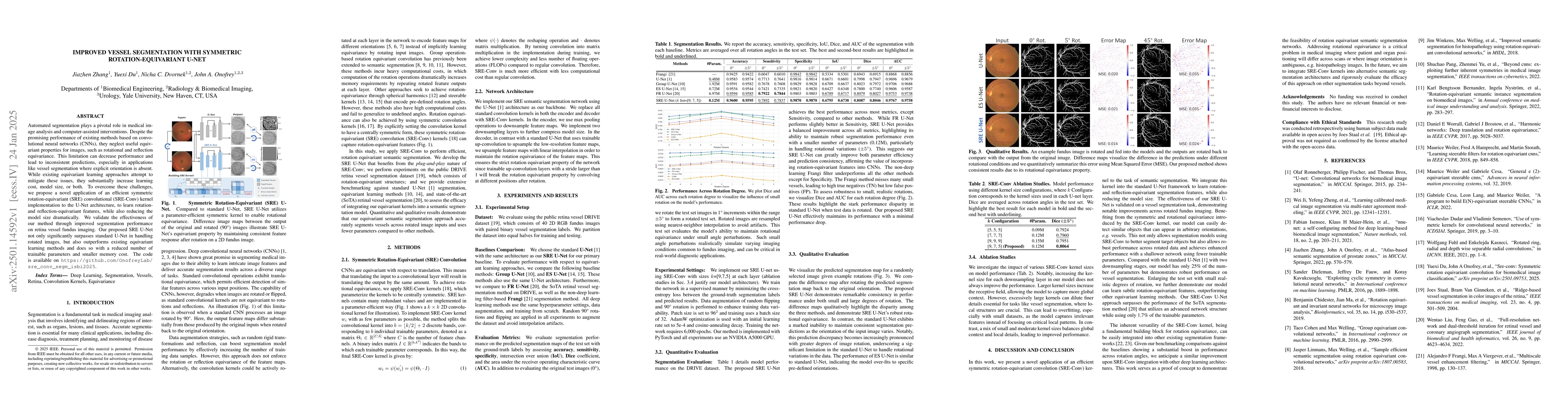 Thumbnail for Improved Vessel Segmentation with Symmetric Rotation-Equivariant U-Net