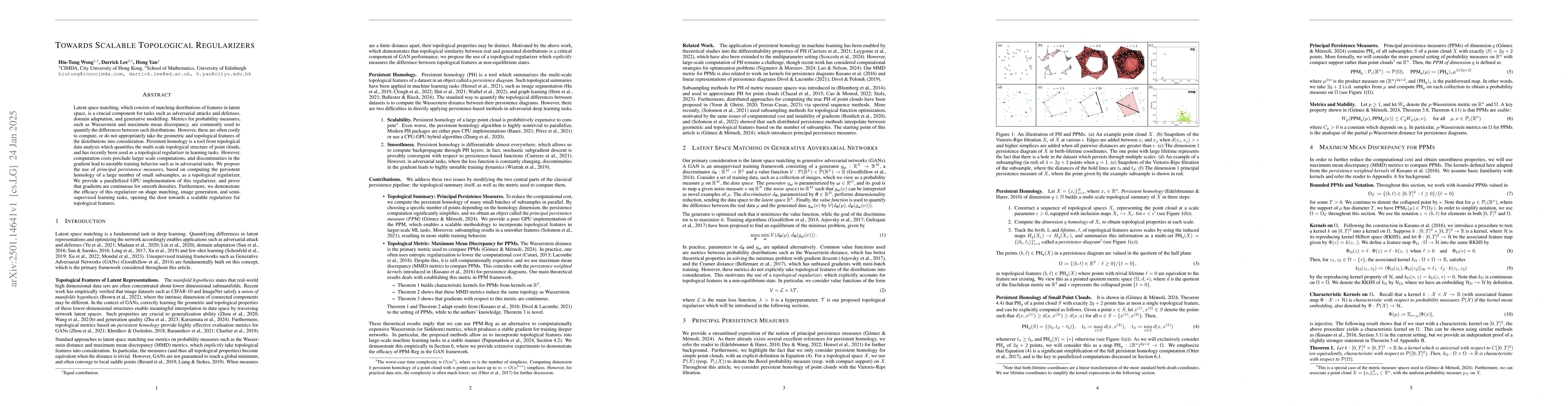 Thumbnail for Towards Scalable Topological Regularizers