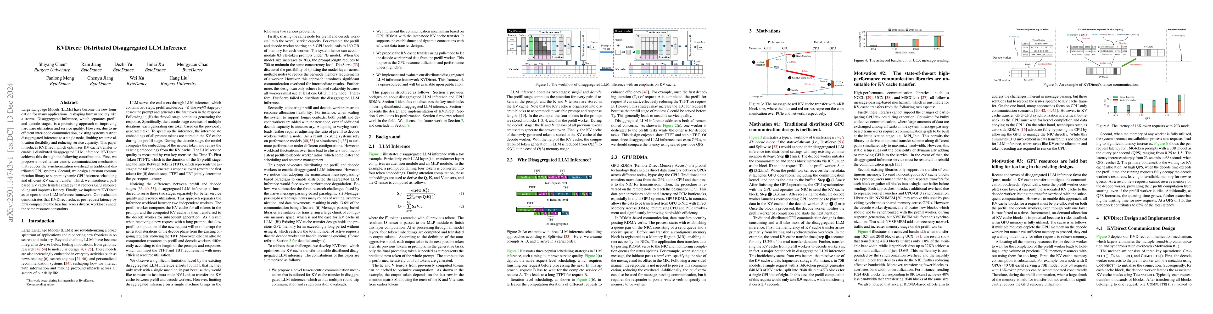 Thumbnail for KVDirect: Distributed Disaggregated LLM Inference