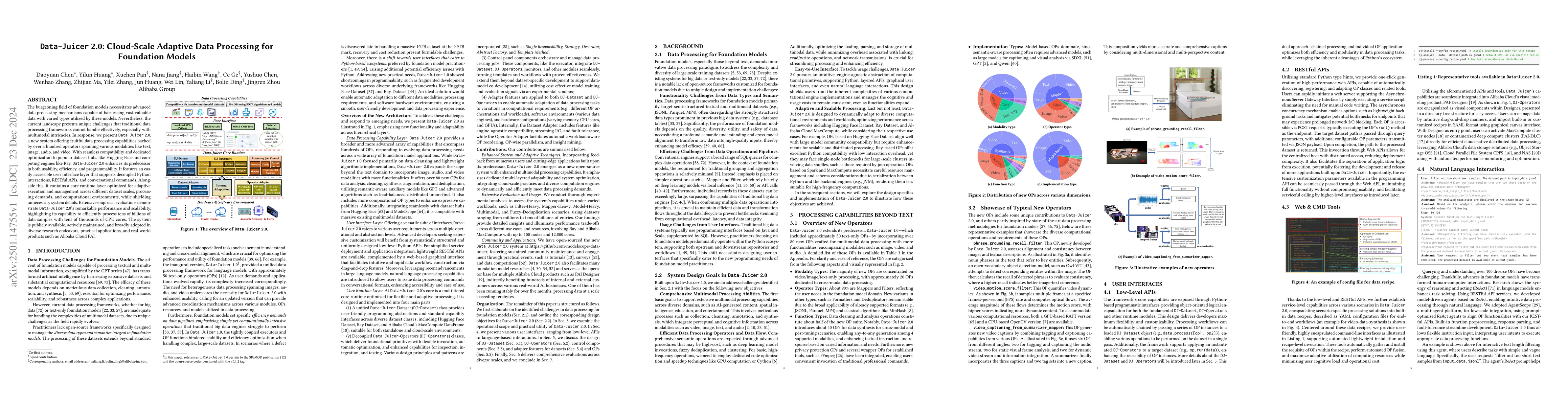 Thumbnail for Data-Juicer 2.0: Cloud-Scale Adaptive Data Processing for Foundation
  Models