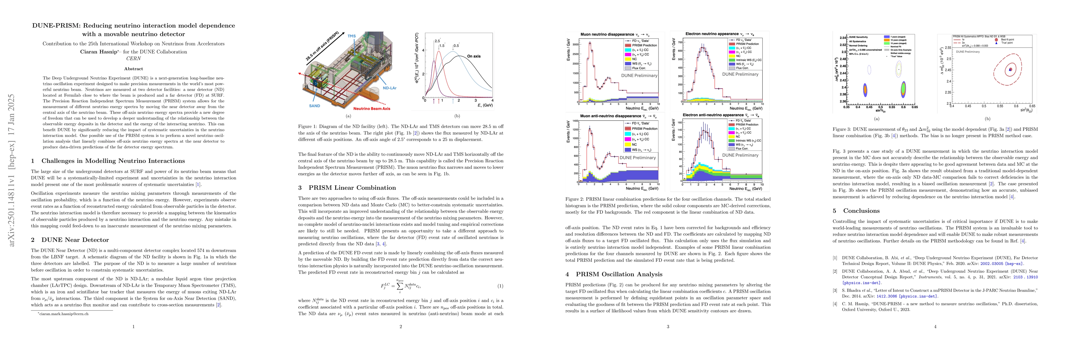 Thumbnail for DUNE-PRISM: Reducing neutrino interaction model dependence with a
  movable neutrino detector