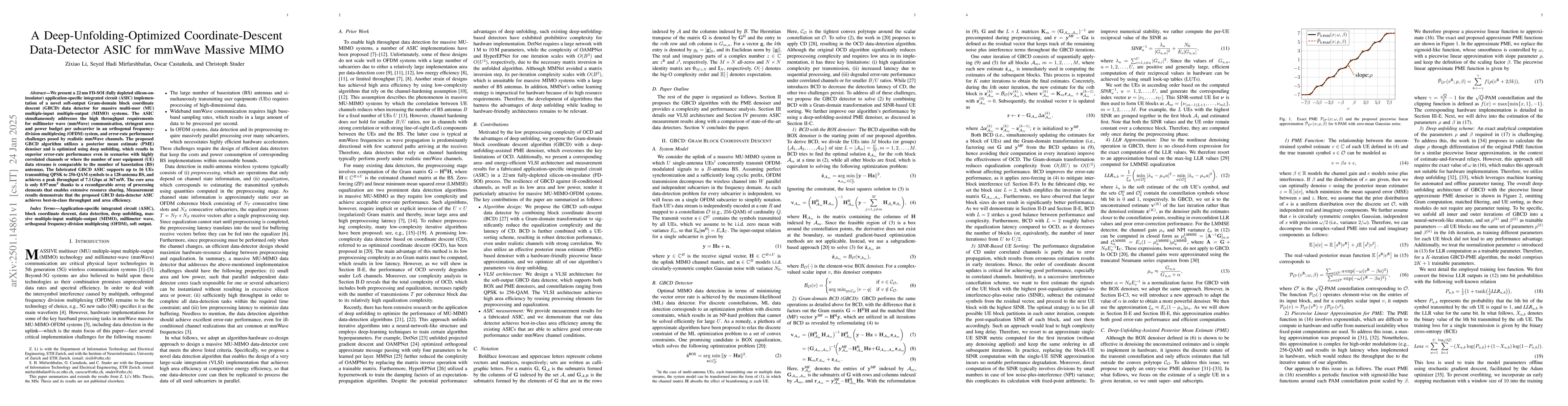 Thumbnail for A Deep-Unfolding-Optimized Coordinate-Descent Data-Detector ASIC for
  mmWave Massive MIMO
