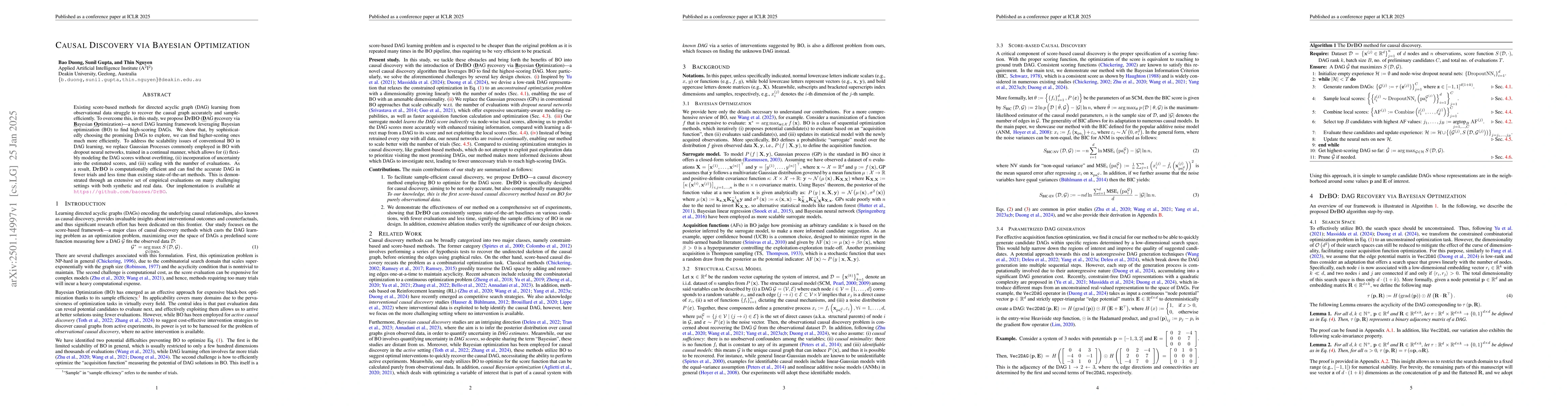 Thumbnail for Causal Discovery via Bayesian Optimization