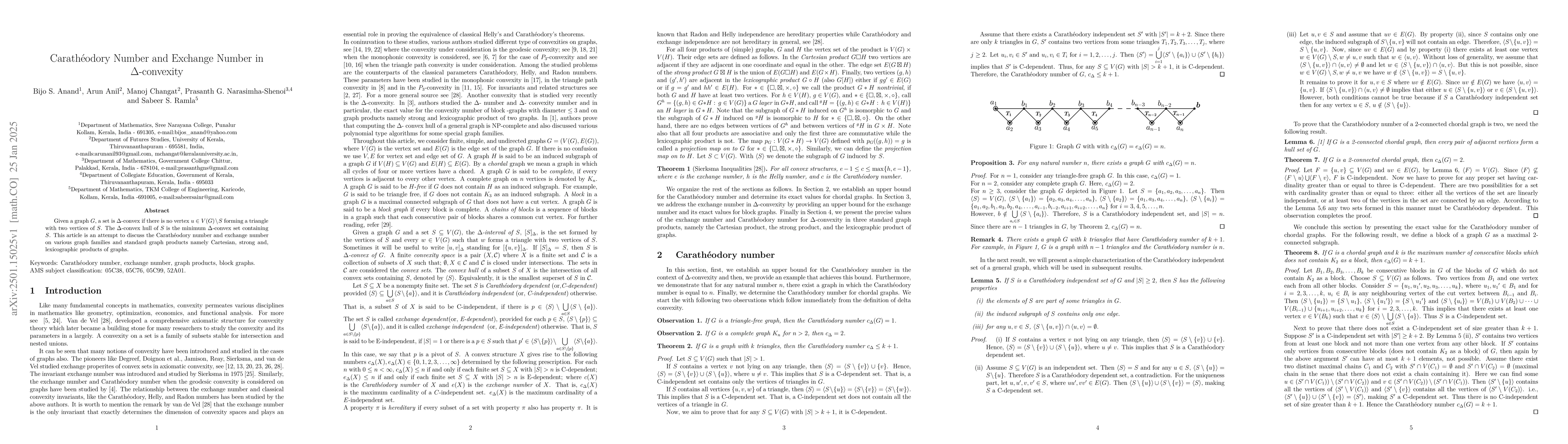 Thumbnail for Carath$é$odory Number and Exchange Number in $Δ$-convexity