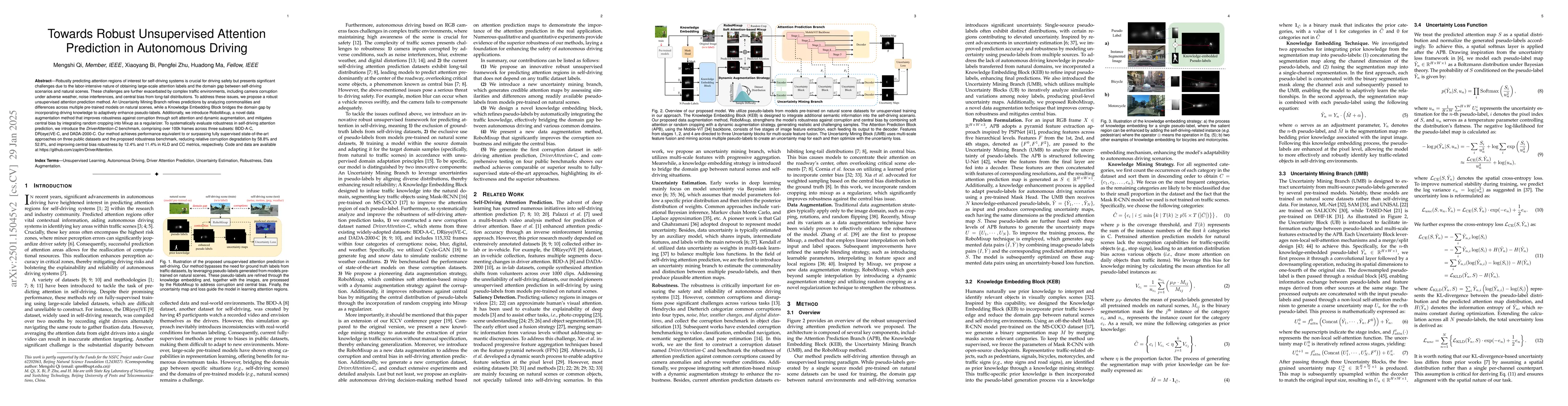 Thumbnail for Towards Robust Unsupervised Attention Prediction in Autonomous Driving