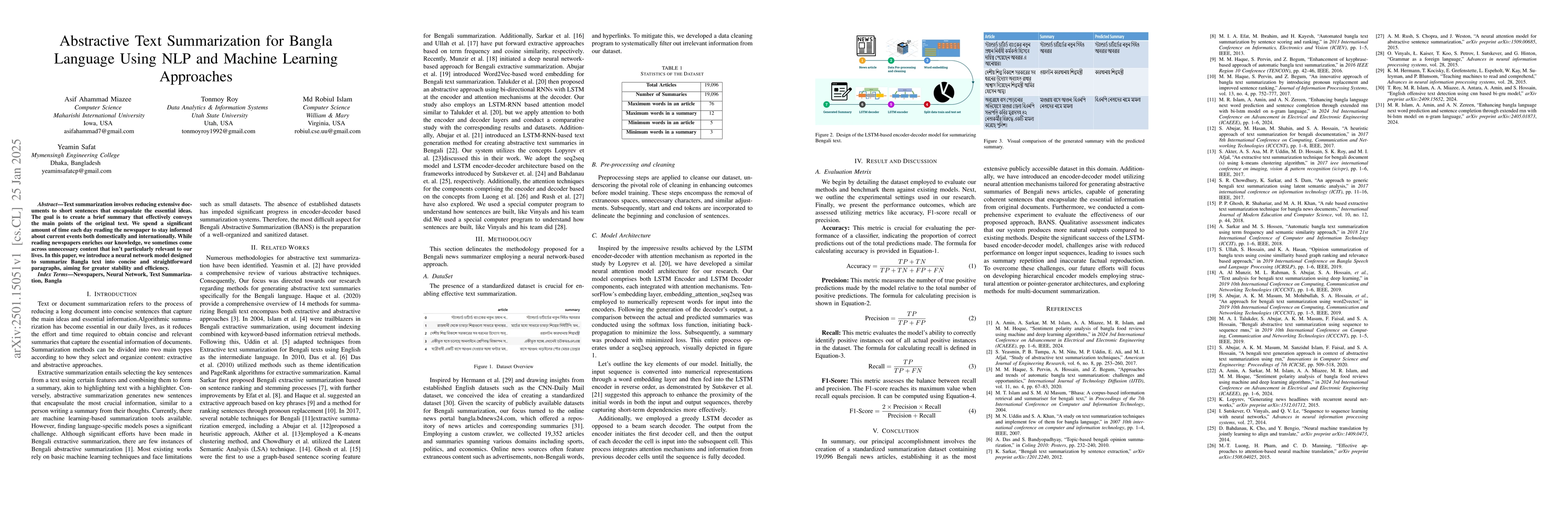 Thumbnail for Abstractive Text Summarization for Bangla Language Using NLP and Machine
  Learning Approaches