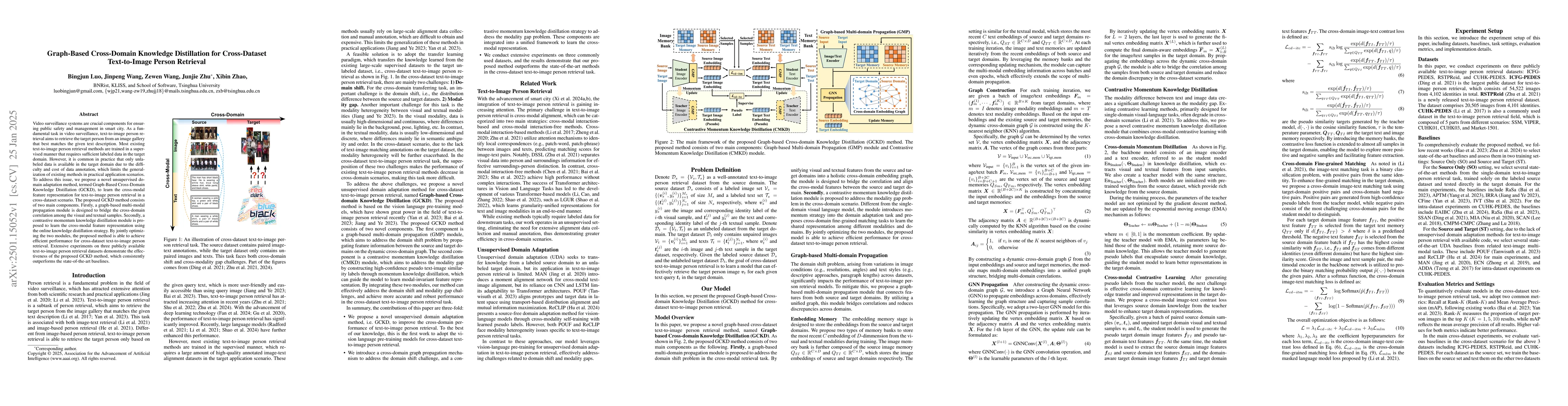 Thumbnail for Graph-Based Cross-Domain Knowledge Distillation for Cross-Dataset
  Text-to-Image Person Retrieval