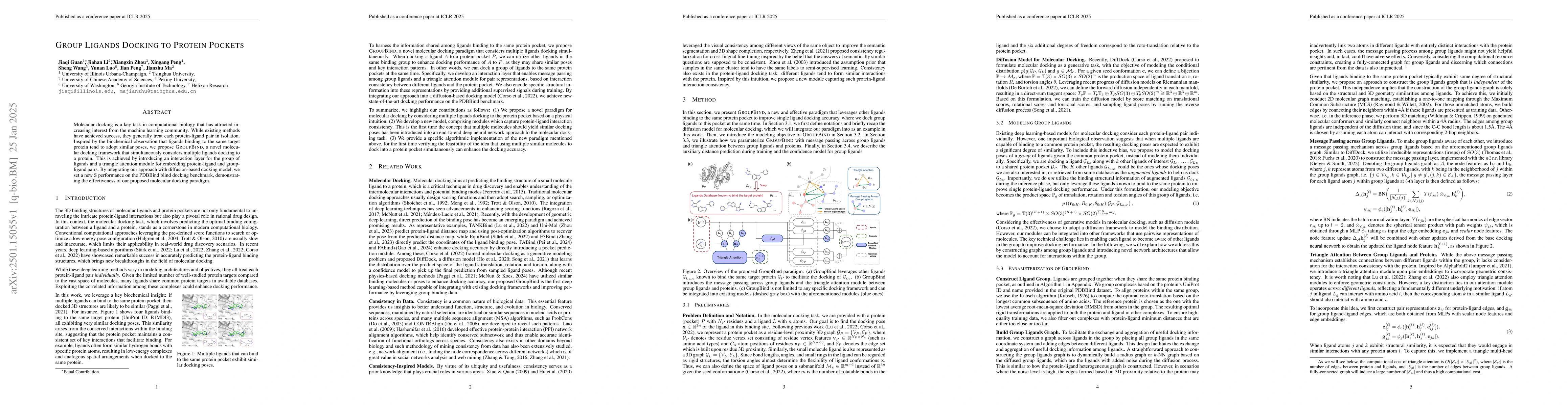 Thumbnail for Group Ligands Docking to Protein Pockets
