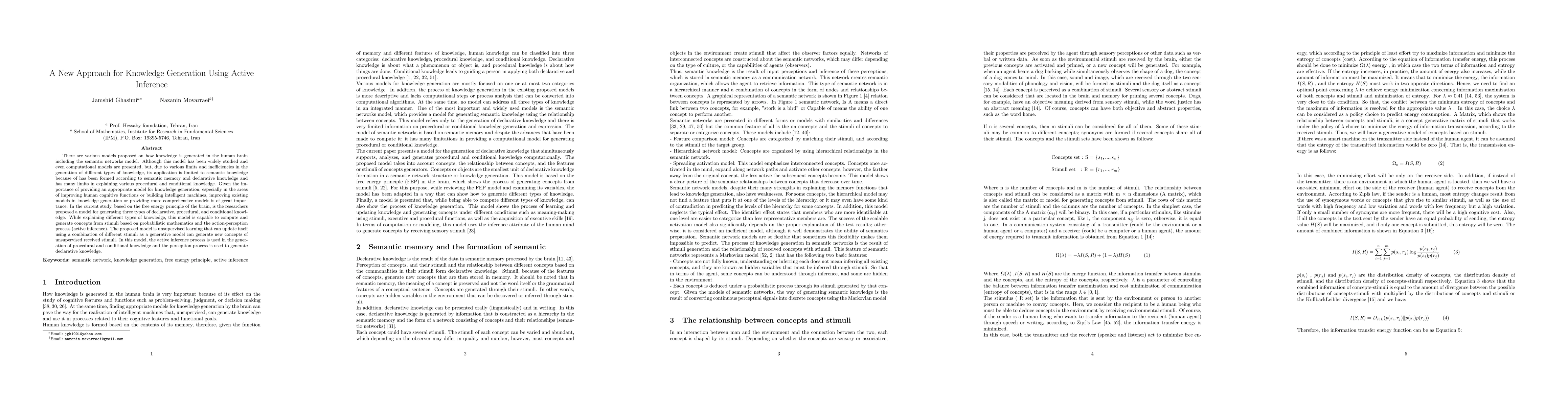 Thumbnail for A New Approach for Knowledge Generation Using Active Inference
