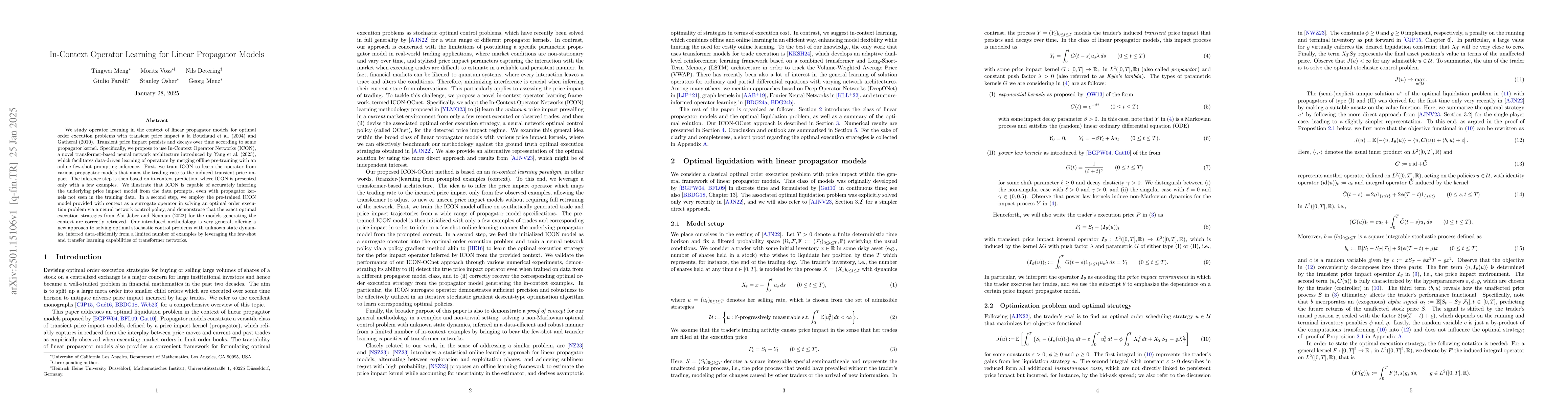 Thumbnail for In-Context Operator Learning for Linear Propagator Models