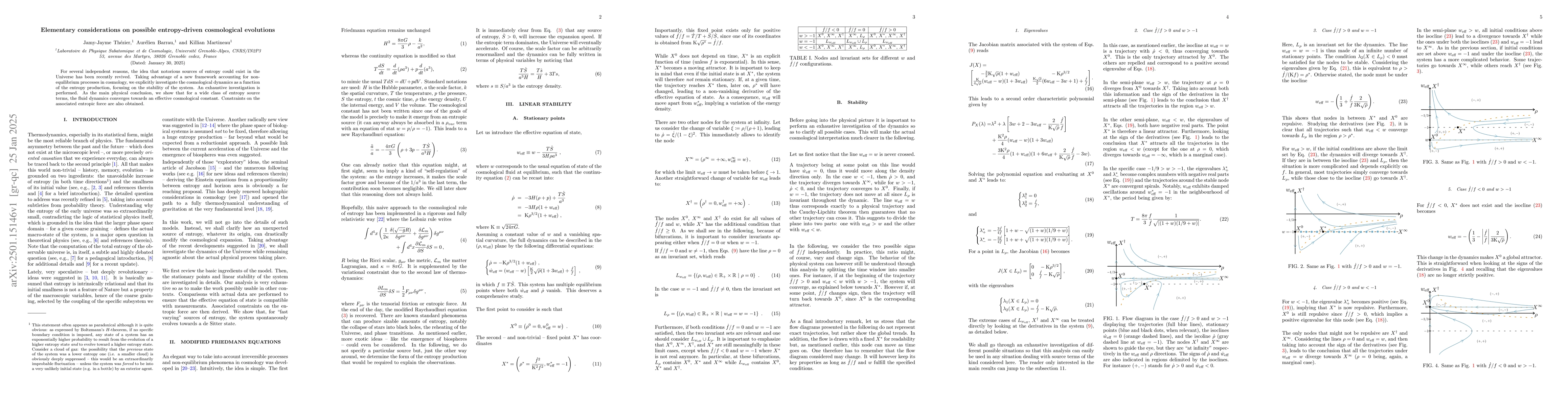 Thumbnail for Elementary considerations on possible entropy-driven cosmological
  evolutions
