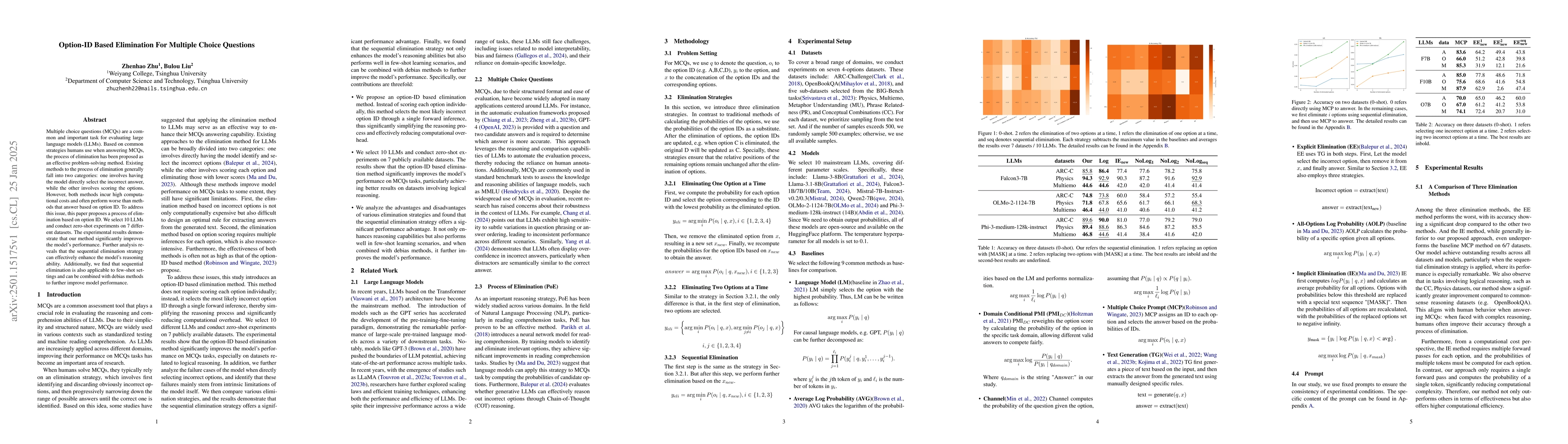 Thumbnail for Option-ID Based Elimination For Multiple Choice Questions