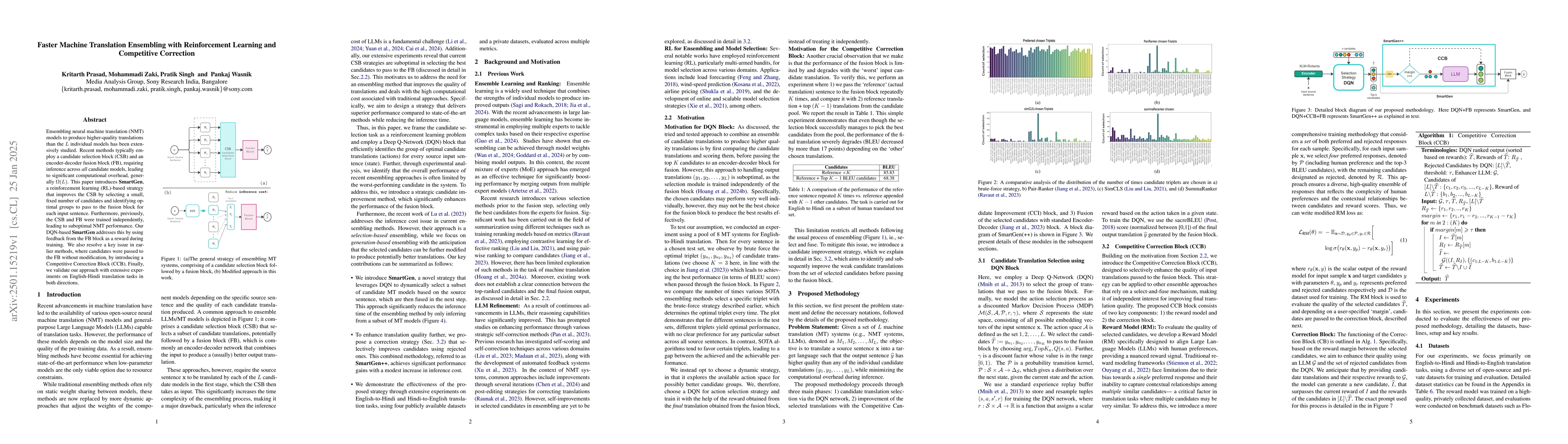 Thumbnail for Faster Machine Translation Ensembling with Reinforcement Learning and
  Competitive Correction