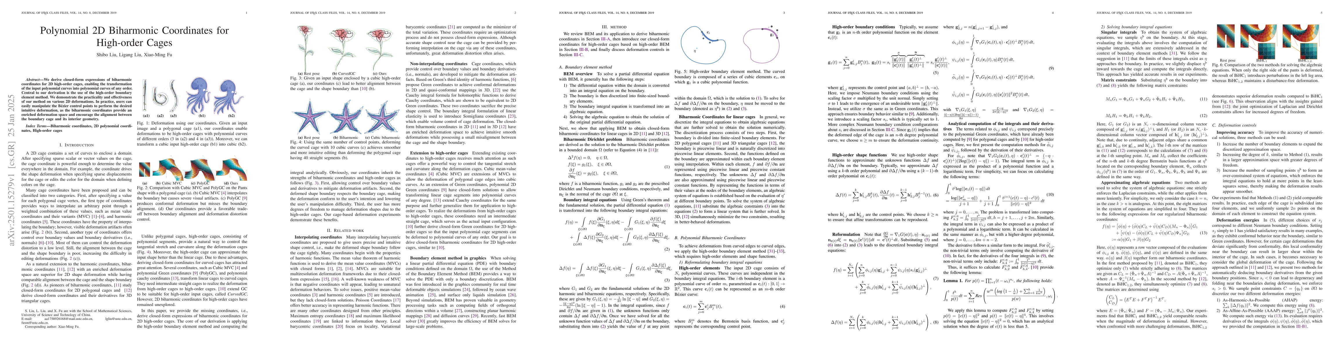 Thumbnail for Polynomial 2D Biharmonic Coordinates for High-order Cages