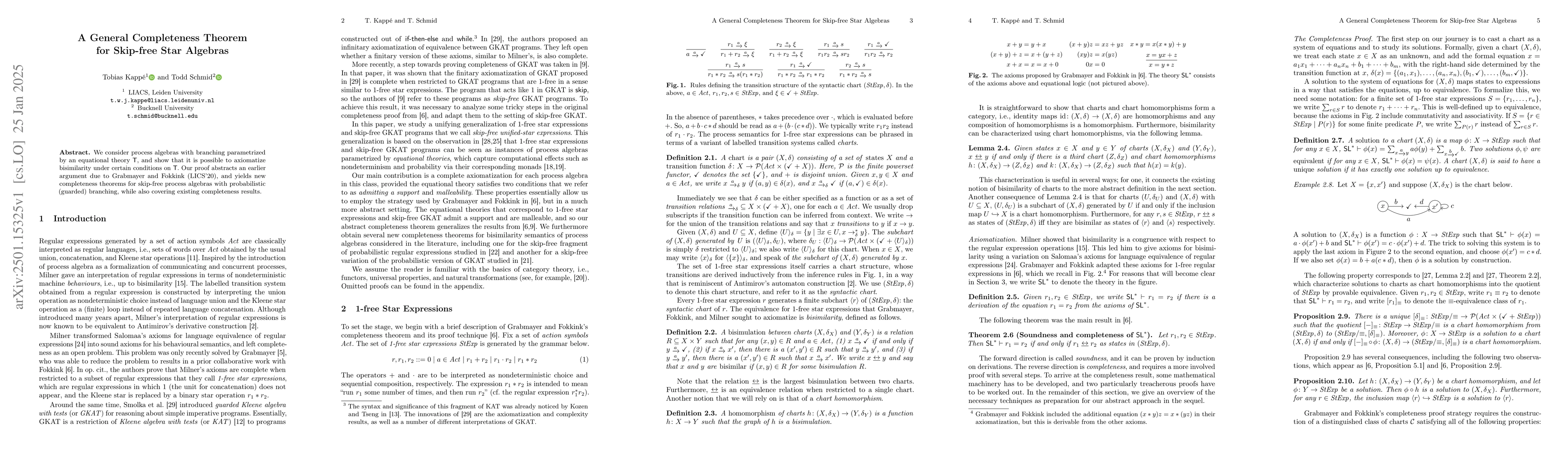 Thumbnail for A General Completeness Theorem for Skip-free Star Algebras