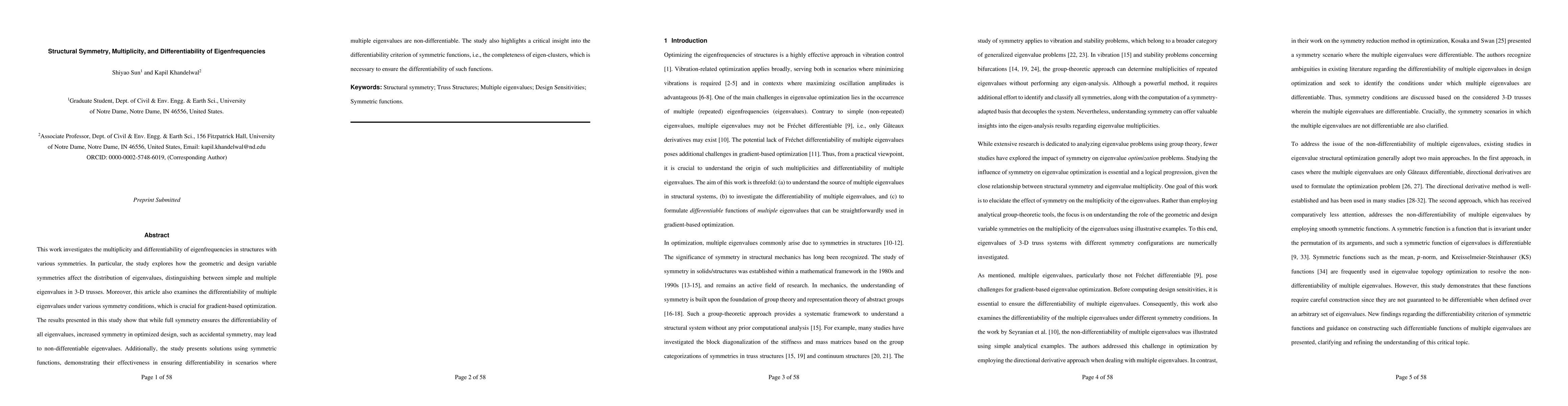Thumbnail for Structural Symmetry, Multiplicity, and Differentiability of
  Eigenfrequencies