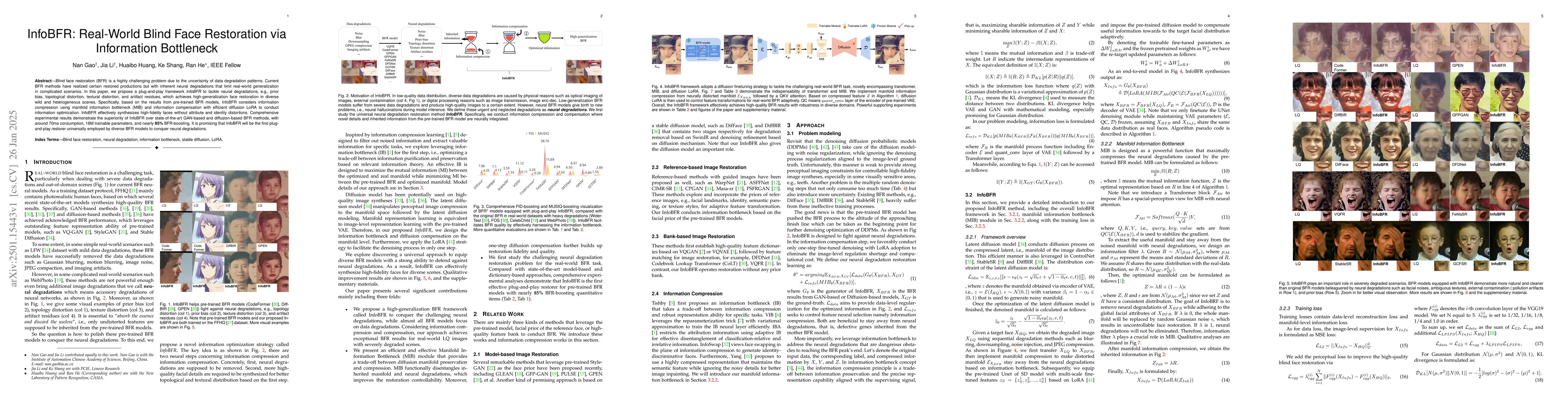 Thumbnail for InfoBFR: Real-World Blind Face Restoration via Information Bottleneck