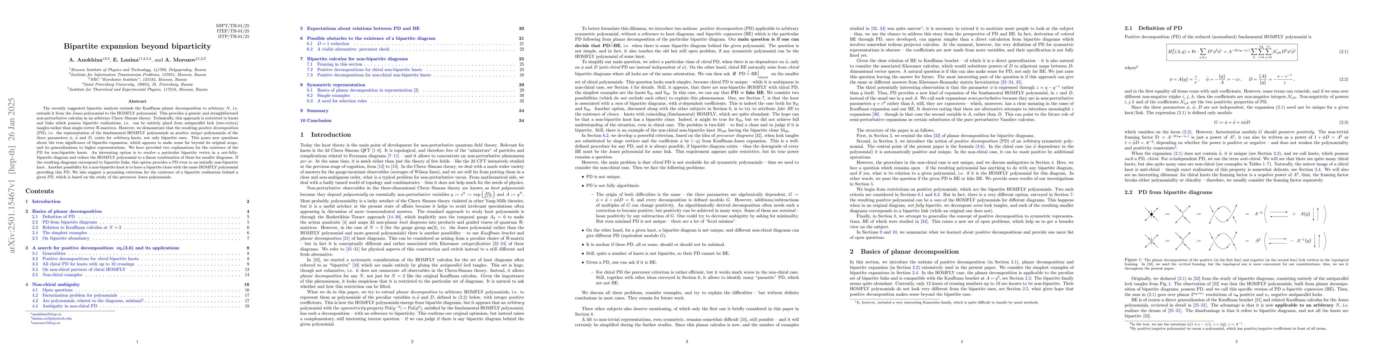 Thumbnail for Bipartite expansion beyond biparticity