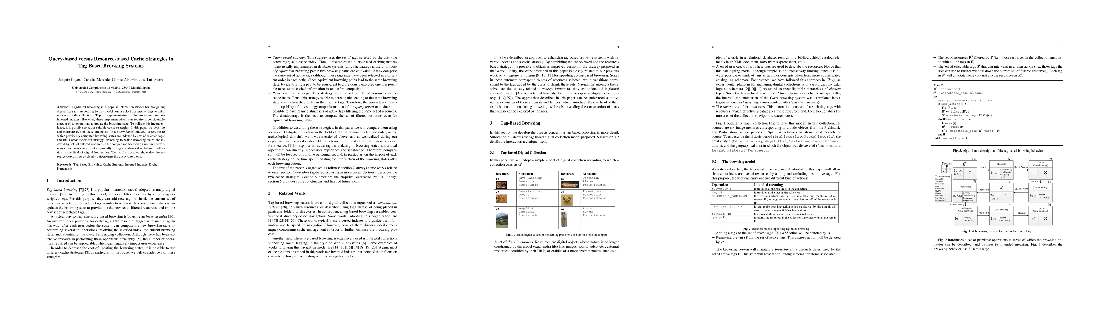 Thumbnail for Query-based versus resource-based cache strategies in tag-based browsing
  systems