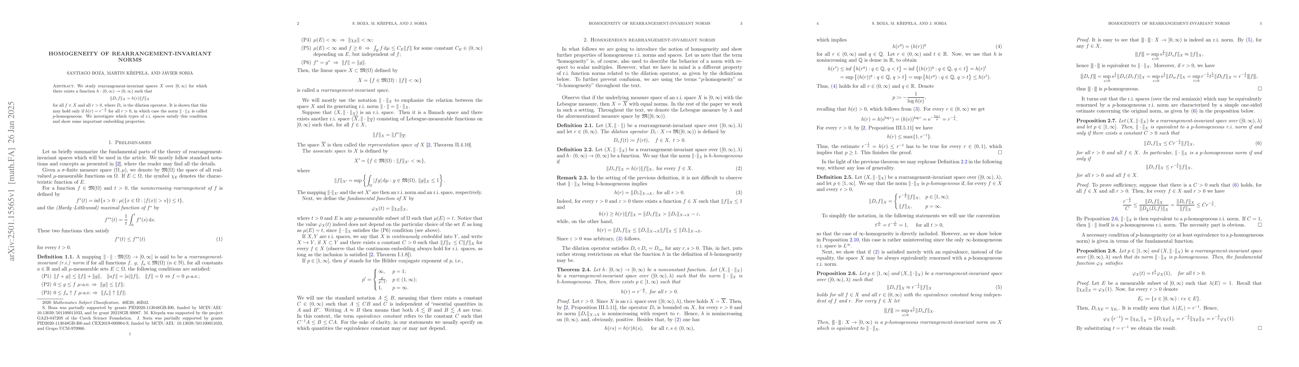 Thumbnail for Homogeneity of rearrangement-invariant norms