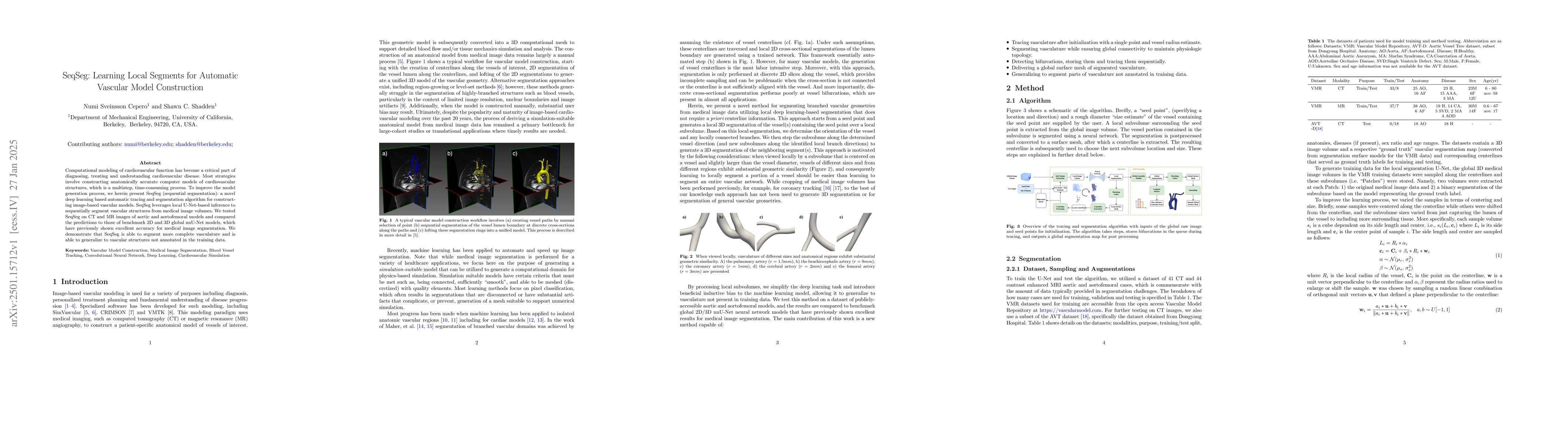 Thumbnail for SeqSeg: Learning Local Segments for Automatic Vascular Model
  Construction