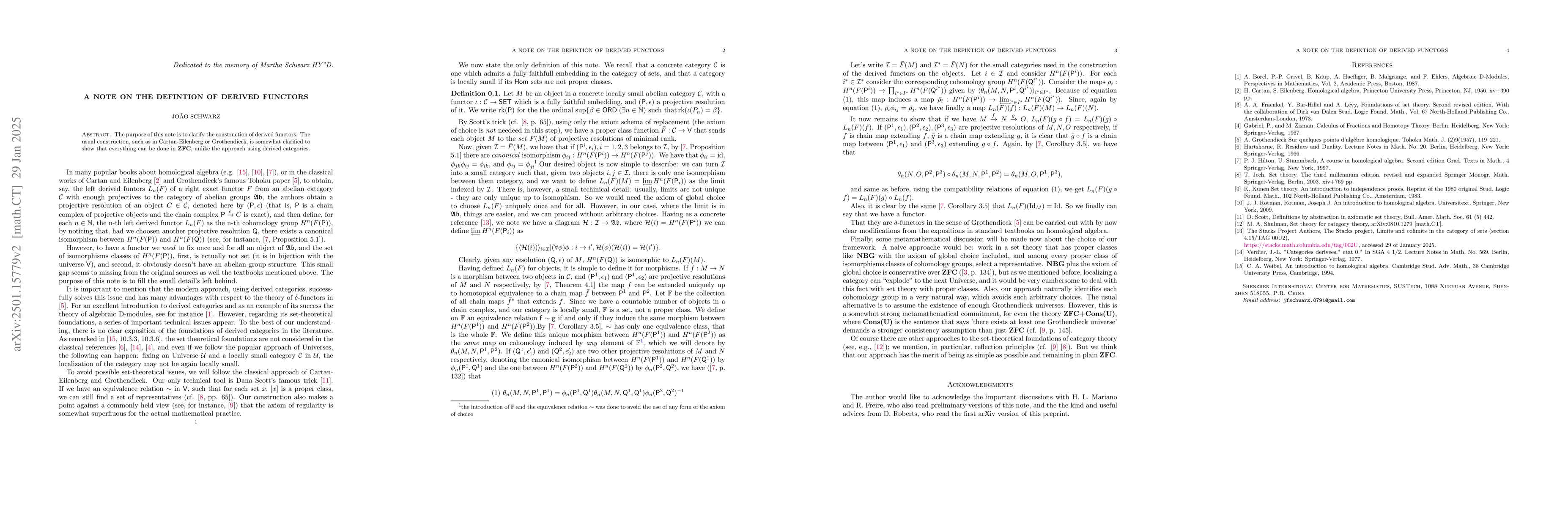 Thumbnail for A note on the definition of derived functors