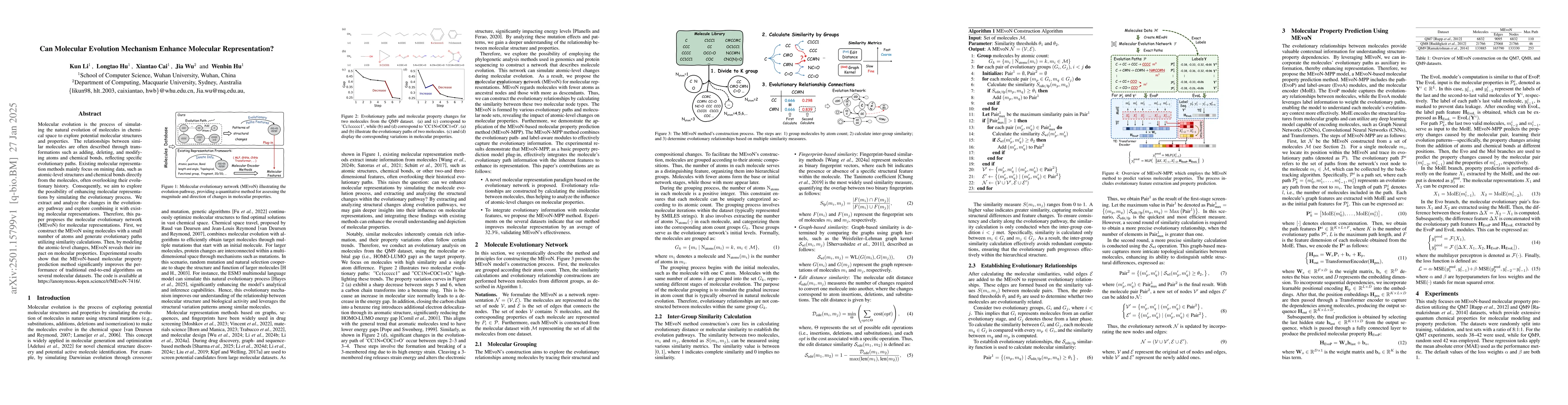Thumbnail for Can Molecular Evolution Mechanism Enhance Molecular Representation?