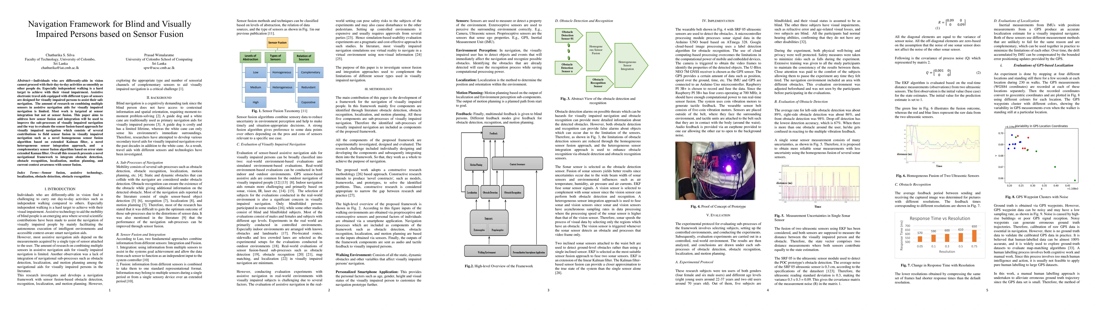 Thumbnail for Navigation Framework for Blind and Visually Impaired Persons based on
  Sensor Fusion