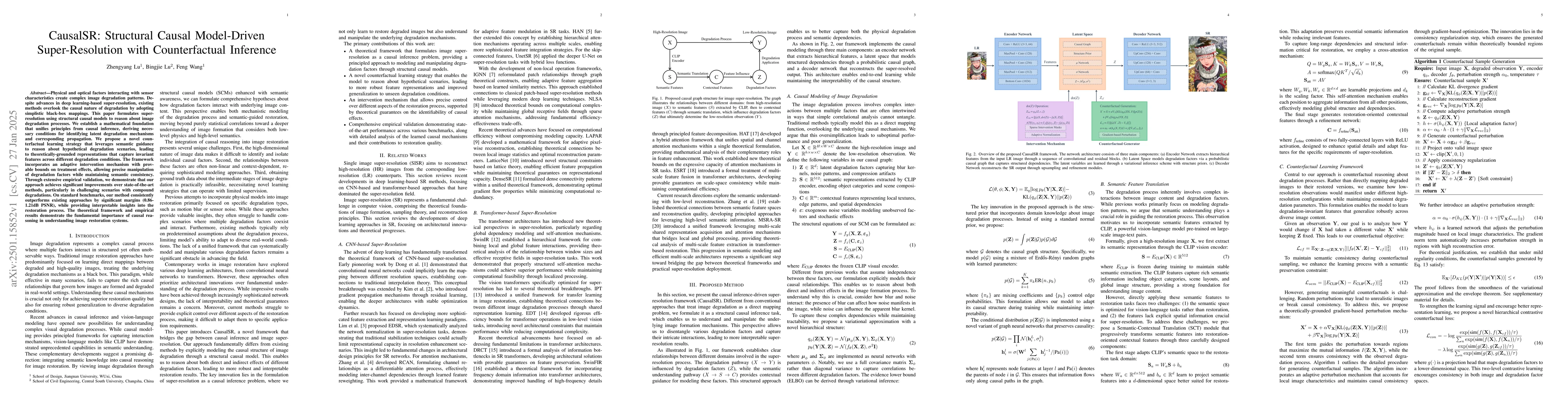 Thumbnail for CausalSR: Structural Causal Model-Driven Super-Resolution with
  Counterfactual Inference