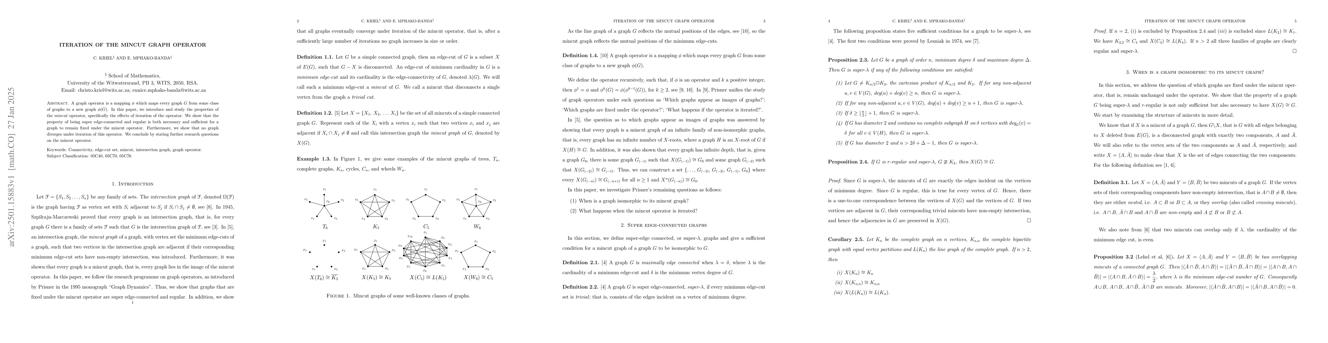 Thumbnail for Iteration of the mincut graph operator