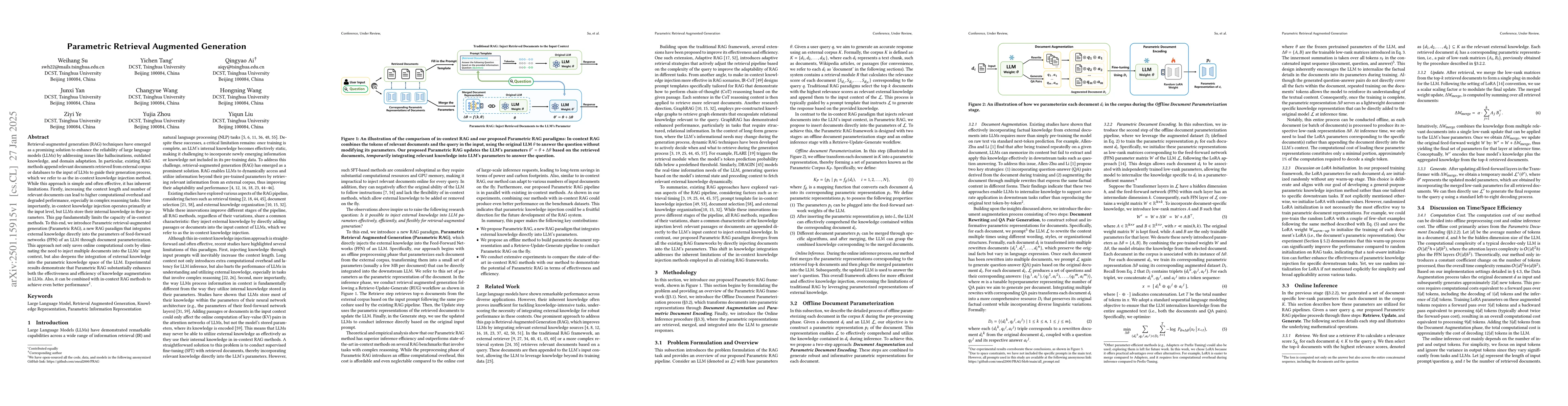 Thumbnail for Parametric Retrieval Augmented Generation