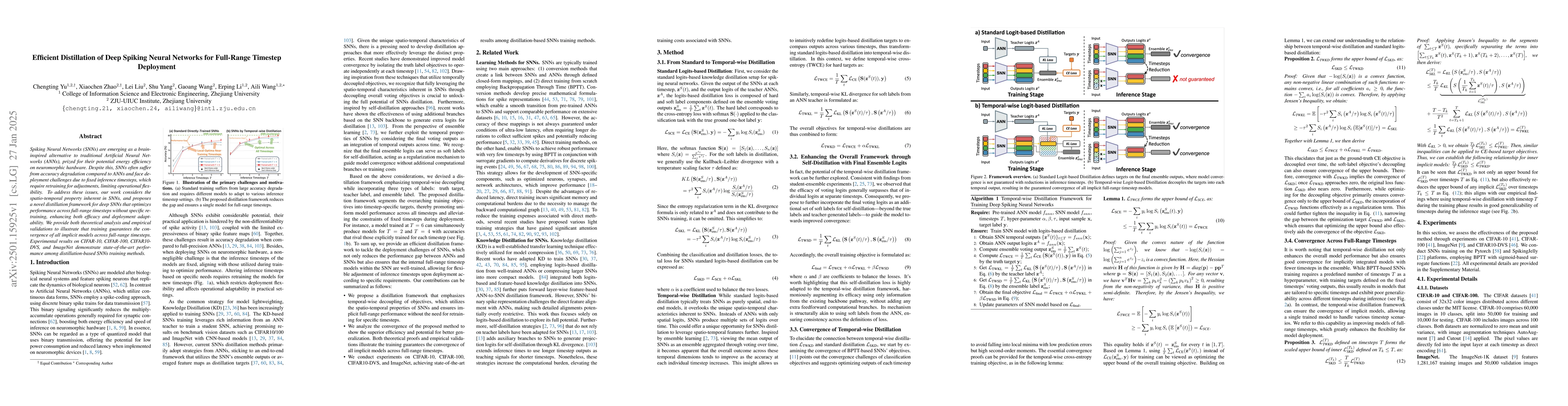 Thumbnail for Efficient Distillation of Deep Spiking Neural Networks for Full-Range
  Timestep Deployment