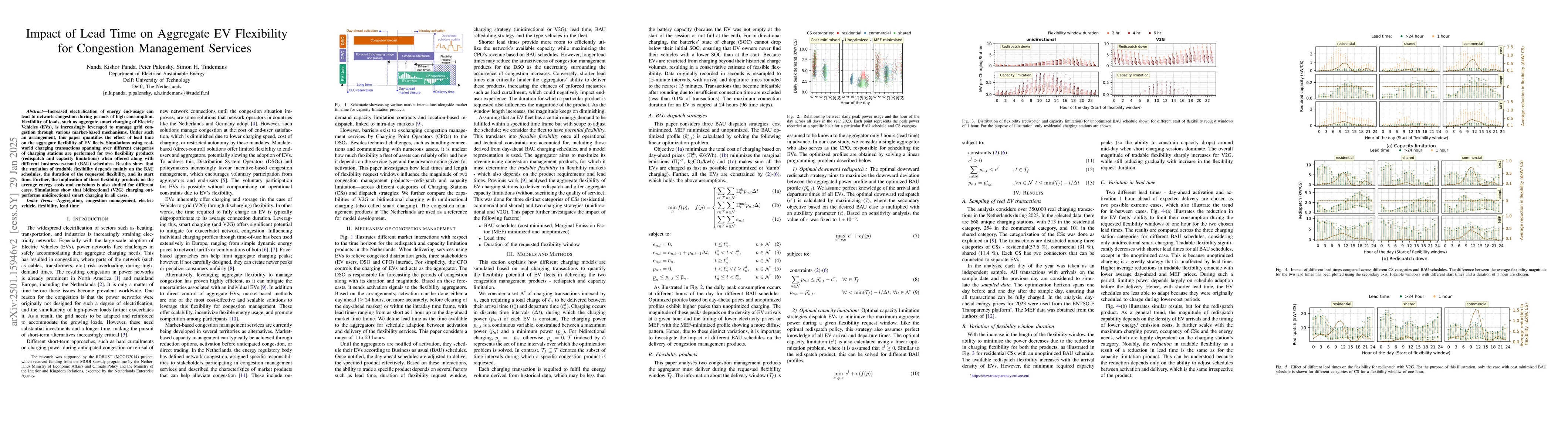 Thumbnail for Impact of Lead Time on Aggregate EV Flexibility for Congestion
  Management Services