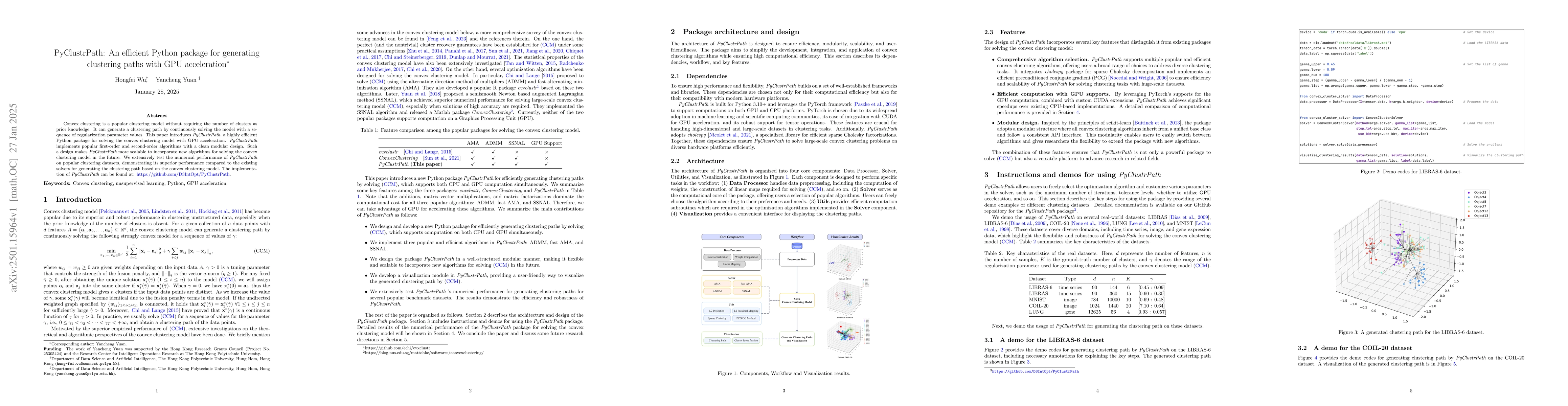 Thumbnail for PyClustrPath: An efficient Python package for generating clustering
  paths with GPU acceleration