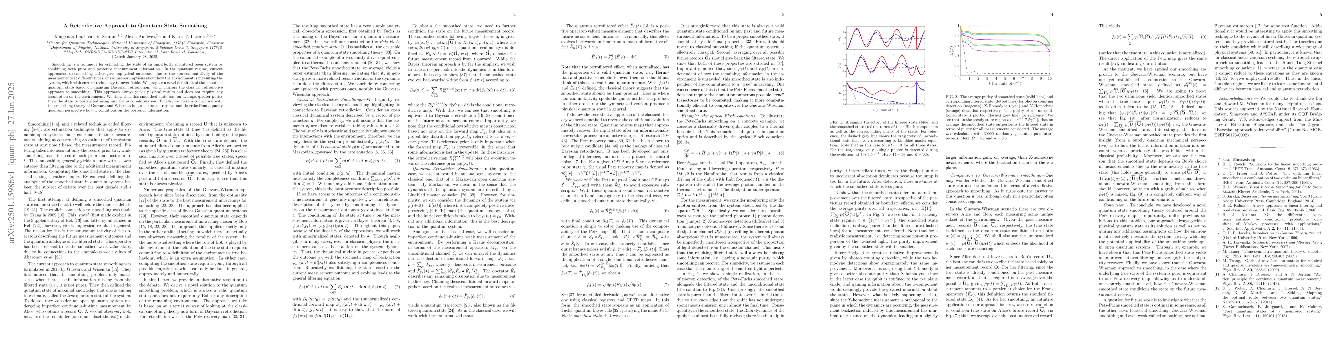 Thumbnail for A Retrodictive Approach to Quantum State Smoothing