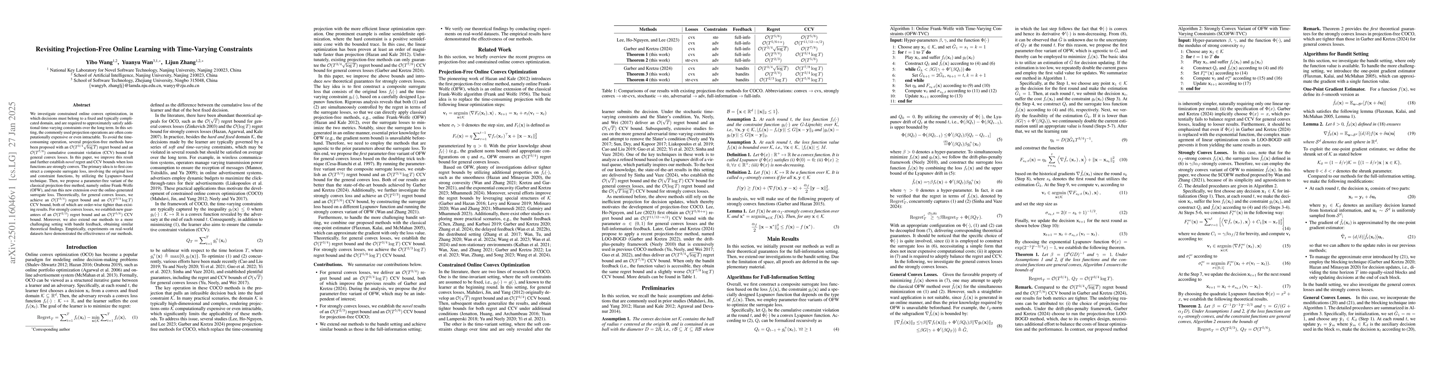 Thumbnail for Revisiting Projection-Free Online Learning with Time-Varying Constraints