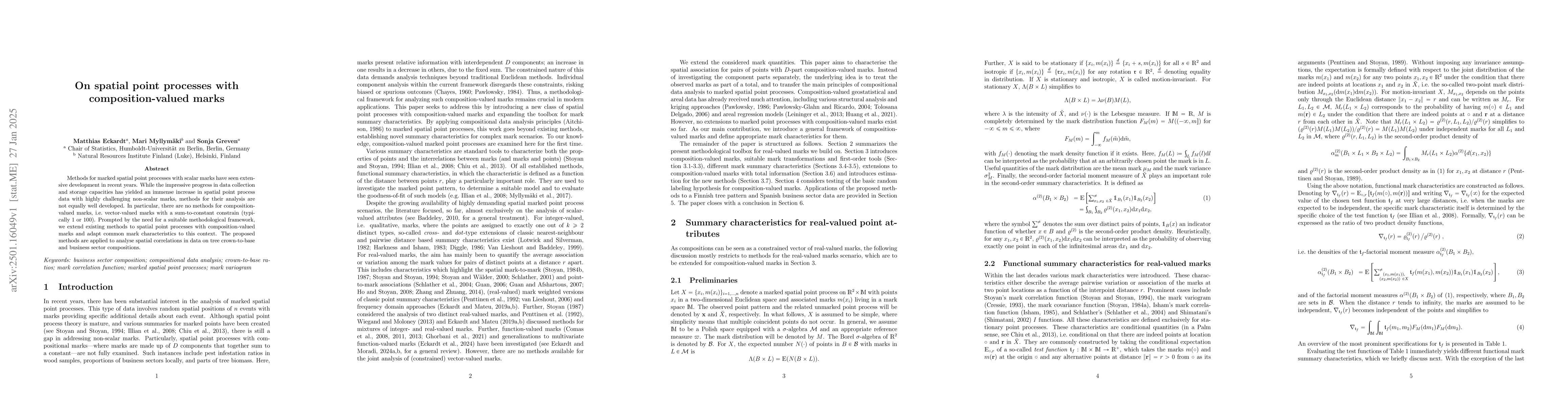 Thumbnail for On spatial point processes with composition-valued marks
