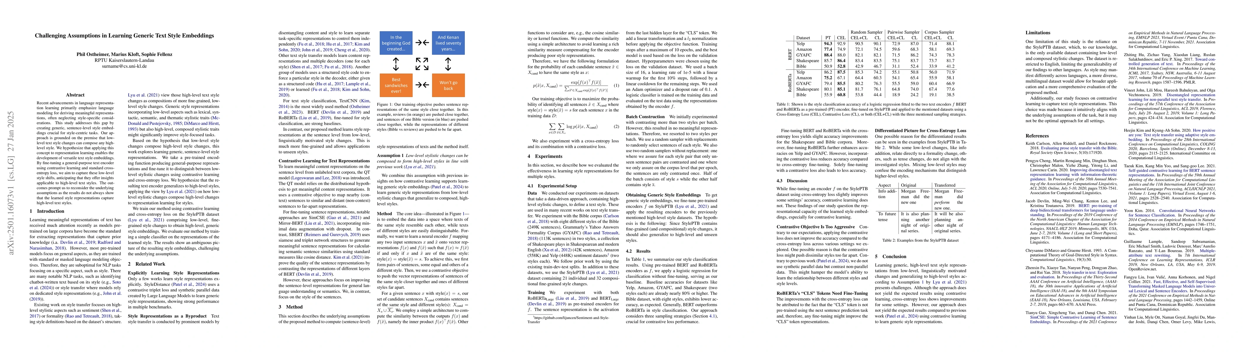 Thumbnail for Challenging Assumptions in Learning Generic Text Style Embeddings