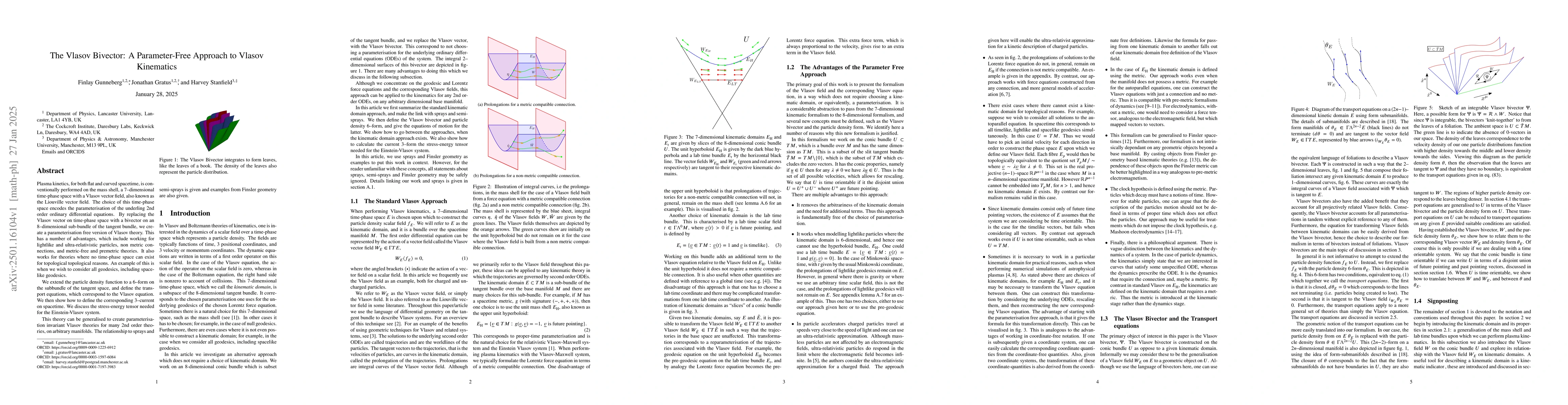 Thumbnail for The Vlasov Bivector: A Parameter-Free Approach to Vlasov Kinematics