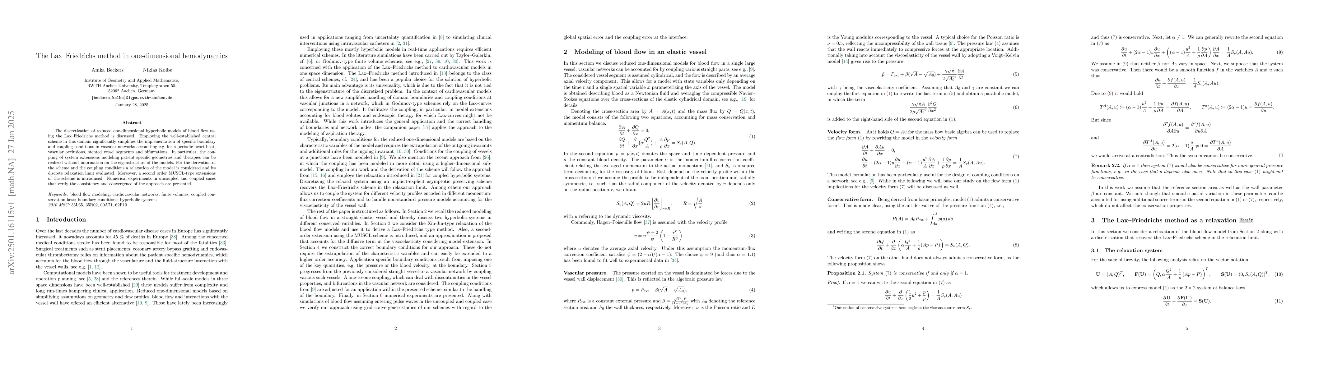 Thumbnail for The Lax-Friedrichs method in one-dimensional hemodynamics