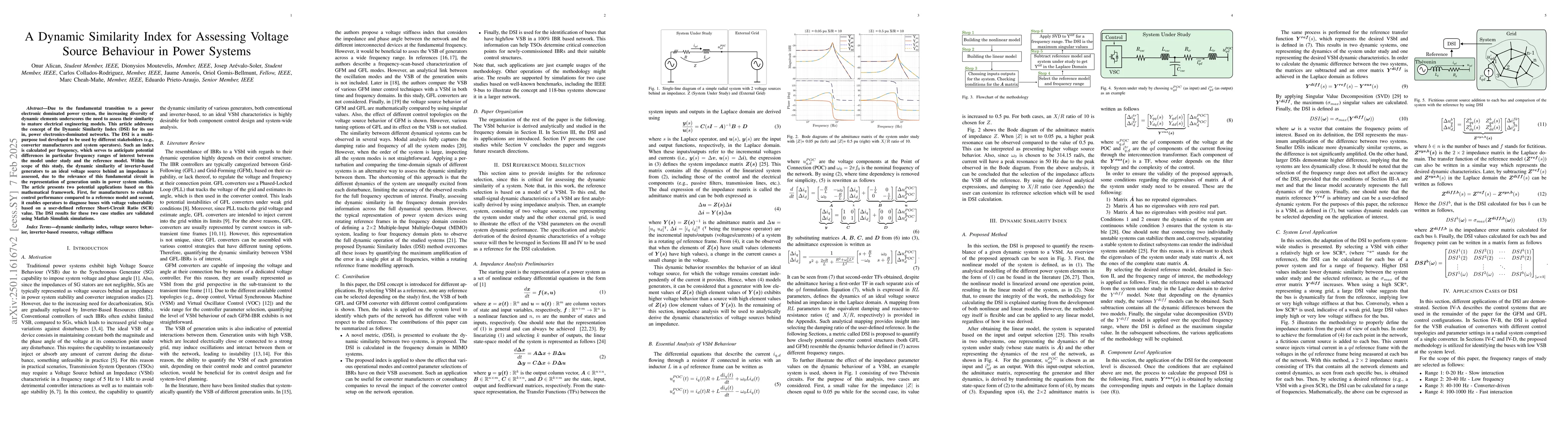 Thumbnail for A Dynamic Similarity Index for Assessing Voltage Source Behaviour in
  Power Systems