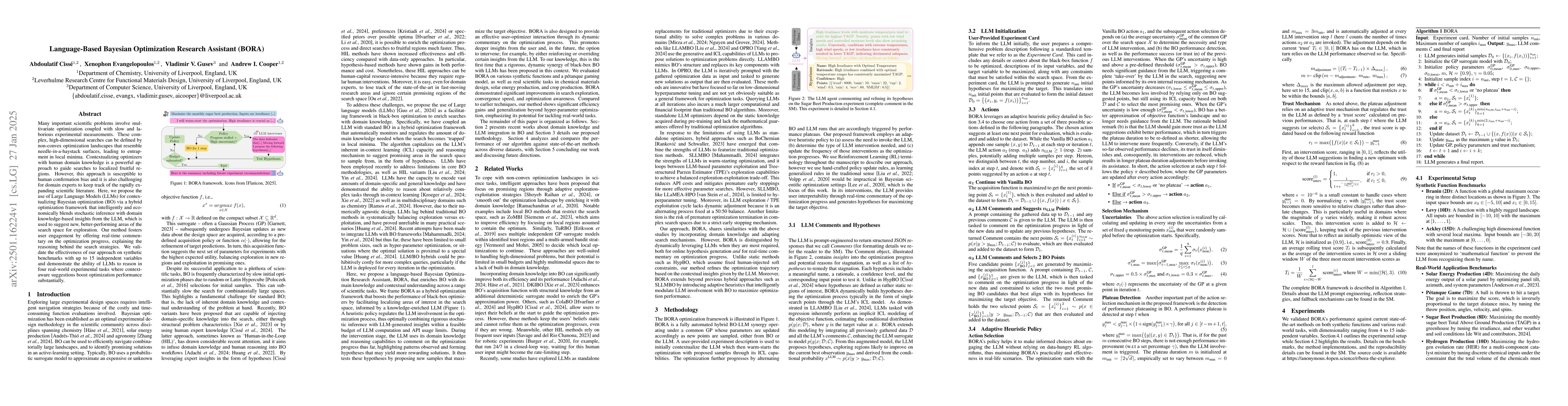 Thumbnail for Language-Based Bayesian Optimization Research Assistant (BORA)