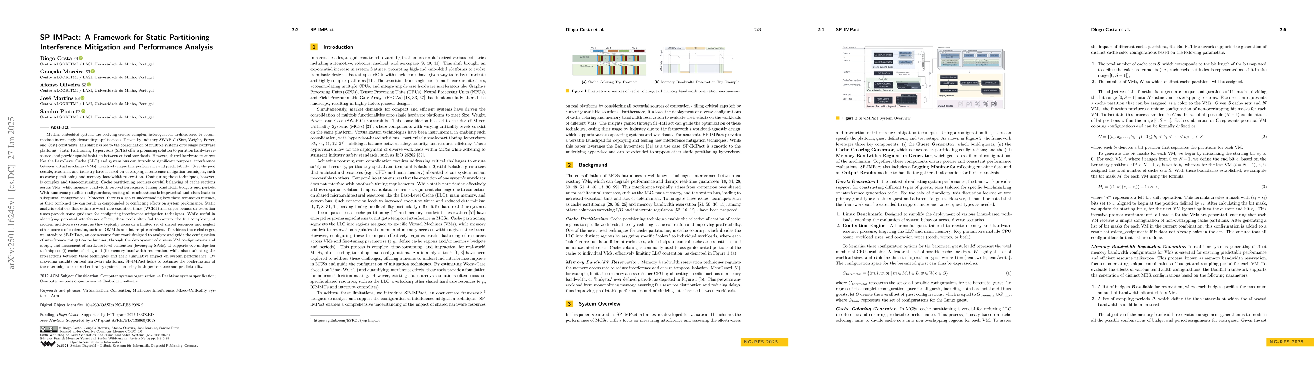 Thumbnail for SP-IMPact: A Framework for Static Partitioning Interference Mitigation
  and Performance Analysis