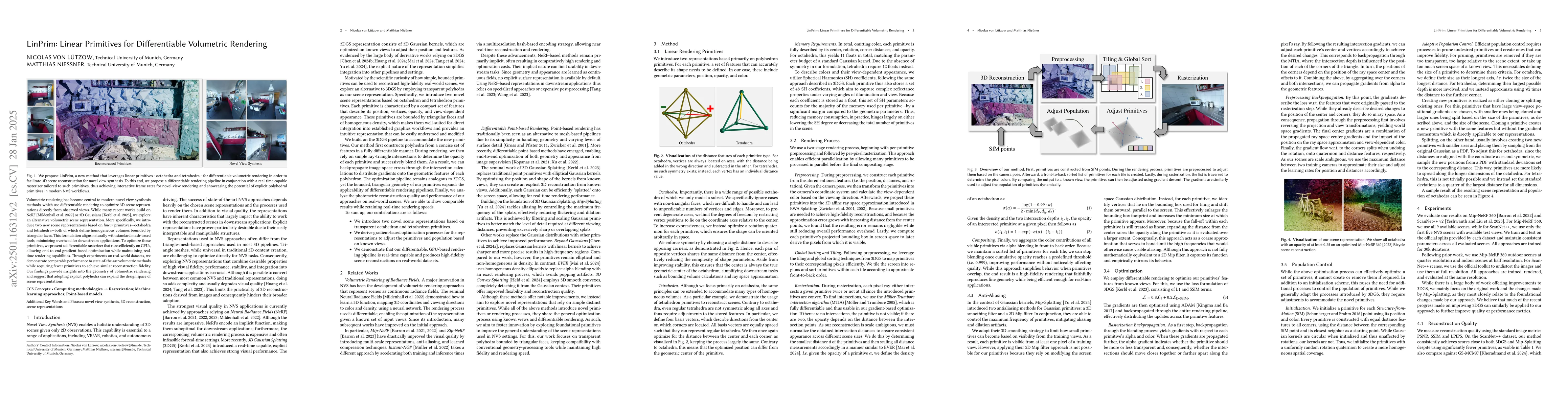 Thumbnail for LinPrim: Linear Primitives for Differentiable Volumetric Rendering